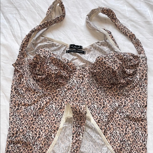 Free people Cheetah print body suit. Size small. - Picture 9 of 13